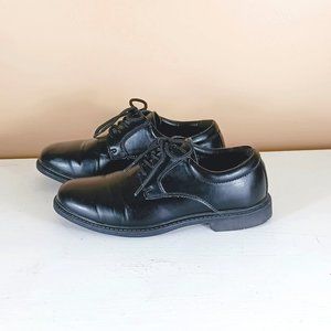 Stacy Adams Boys Black Oxford Shoes 4 Lace Up Dress Shoes